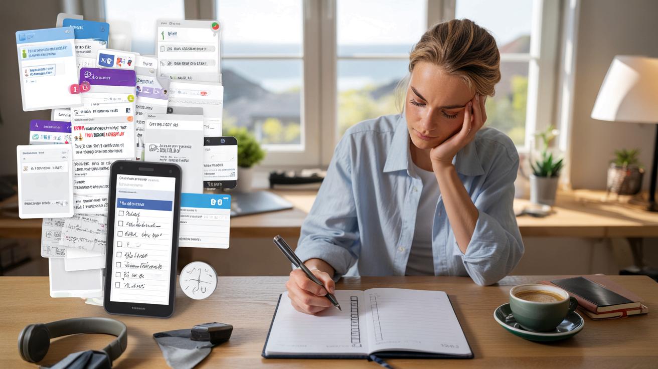 Waarom mensen die hun taken opschrijven zich minder gestrest voelen