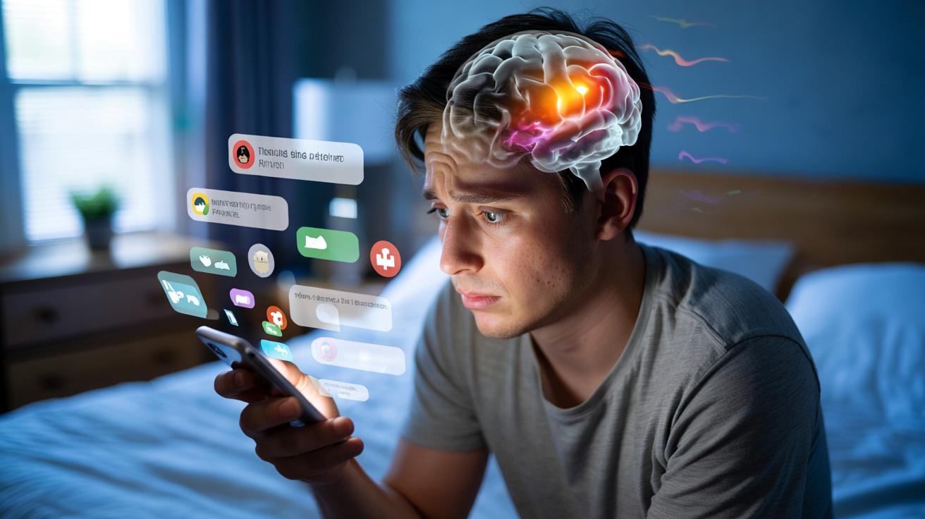 Wat er gebeurt in je brein wanneer je constant meldingen op je telefoon ontvangt