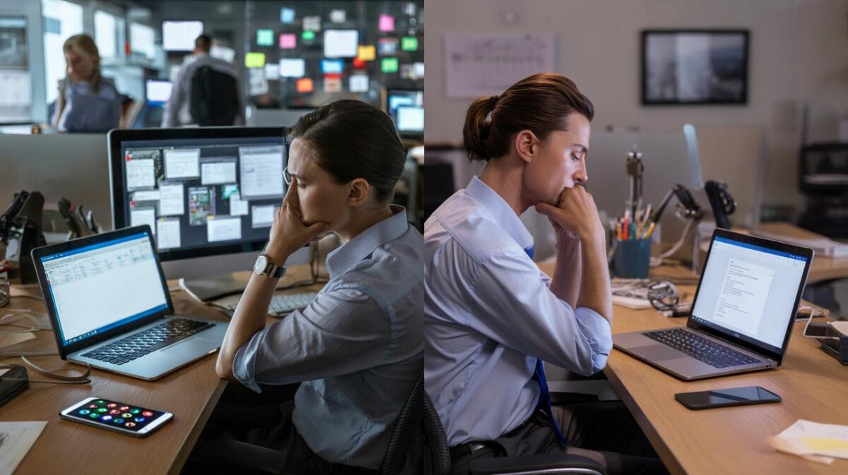 Wat er gebeurt wanneer je minder multitaskt tijdens het werk